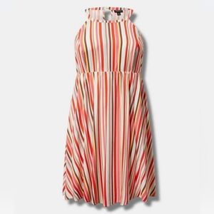 NWT Striped Halter Dress